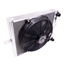 Load image into Gallery viewer, Chase Bays 84-05 BMW E30/E36/E46 -20AN Tucked Aluminum Radiator w/16in Fan