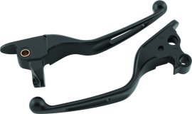 Bikers Choice 08-13 FLH FLT / 08-16 FLHR Vortex Lever Set Black