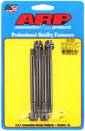 ARP 5/16-24 X 4.000 black 12pt water pump pulley w/ 2.750in fan spacer stud kit