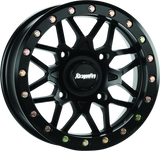 DragonFire Racing Typhon Wheel 15X10 4/156 5+5 +0 Machined Black