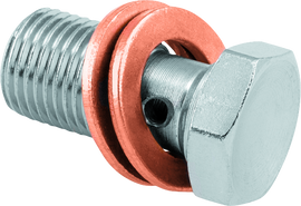 Twin Power Stainless Brake Fitting 7/16 Inch Banjo Bolt