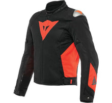 Load image into Gallery viewer, Dainese Energyca Air Tex Jacket Black/Fluorescent-Red Size - 50