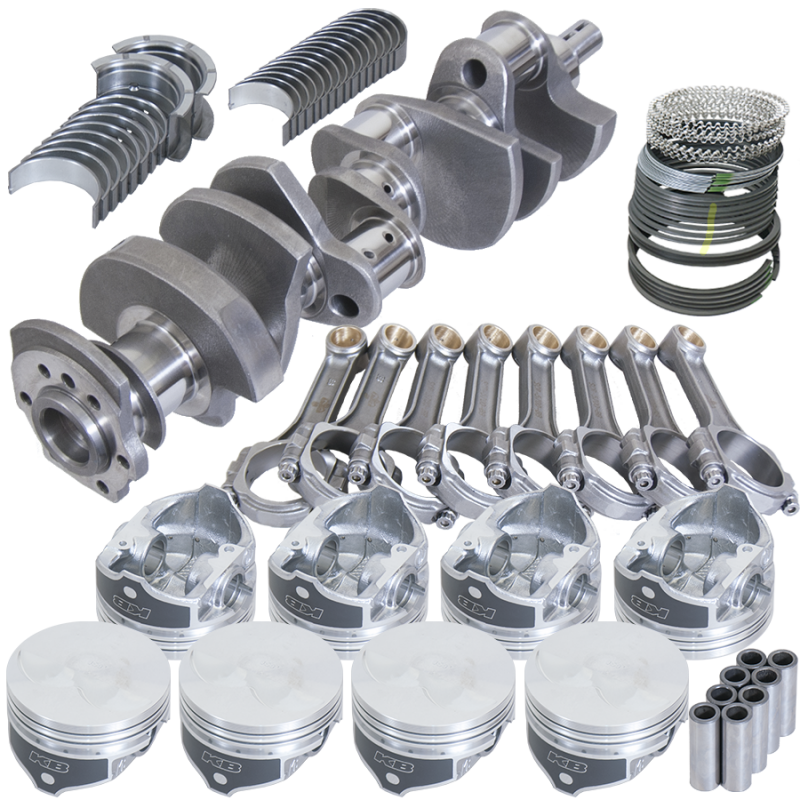 Eagle Chevy LT1350 1Pc 3.480in Crank 6.000in I-Beam Rods -7cc 4.060in Pistons Rotating Assembly