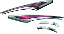 Kuryakyn L.E.D. Saddlebag Accent Swoops 12-17 GL1800 Chrome