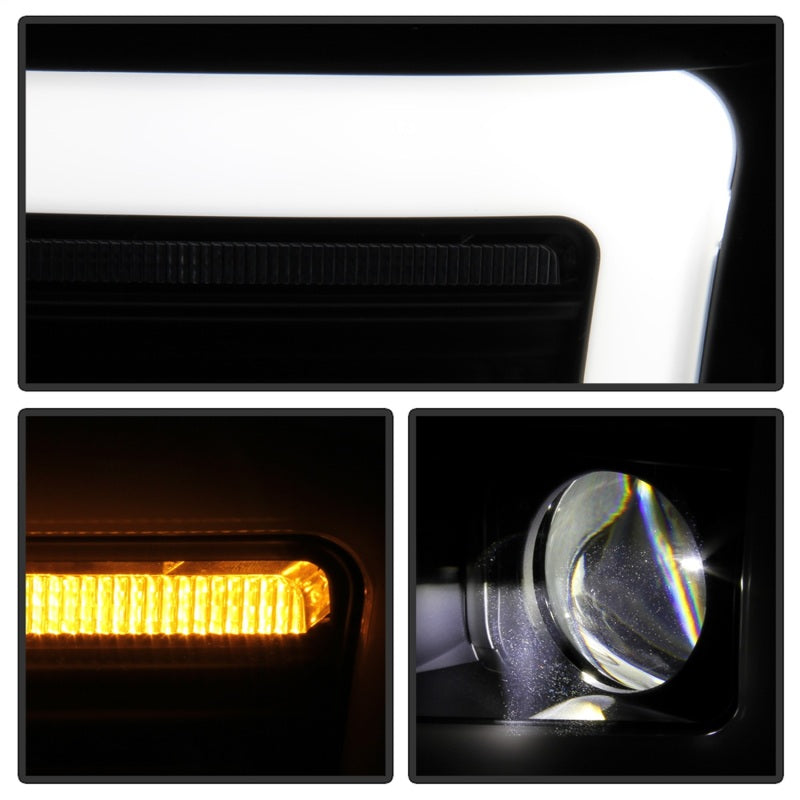 Spyder 07-09 Toyota Tundra Projector Headlights - Black (PRO-YD-TTU07V3PL-SEQ-BK)