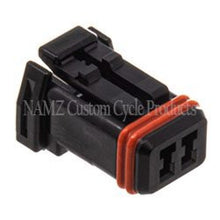 Load image into Gallery viewer, NAMZ JAE MX-1900 2-Position Female Black Socket Housing (HD 72906-11)