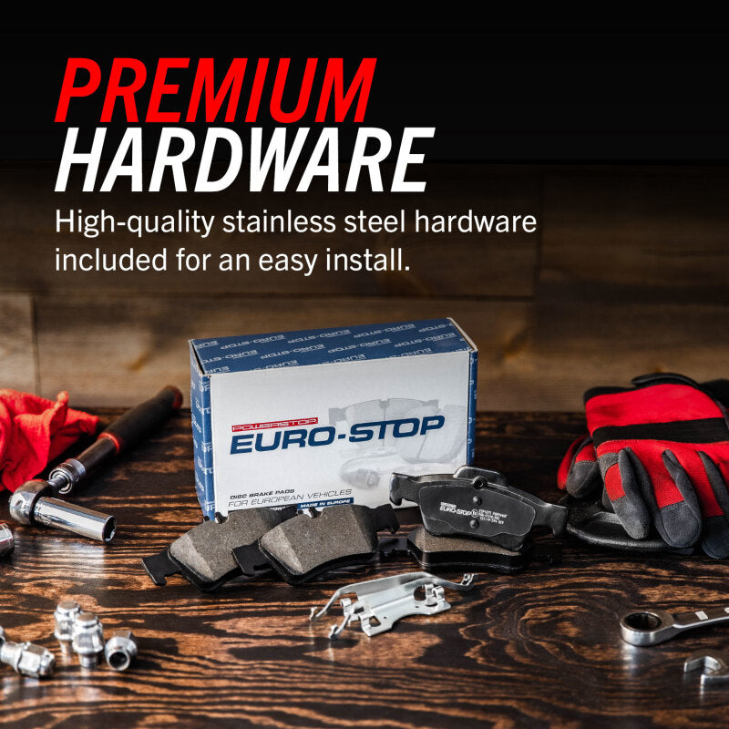 Power Stop 2019 BMW X6 Euro-Stop ECE-R90 Rear Brake Pads