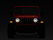 Load image into Gallery viewer, Raxiom 18-22 Jeep Wrangler JL/JT Axial Series LED Headlights- Black Housing (Clear Lens)