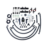 PTFE Fuel System Kit w/ ID Injectors, Aeromotive FPR, IAG Fuel Rails (Black)