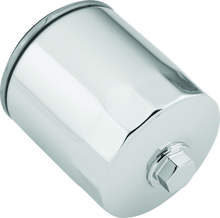 Load image into Gallery viewer, Twin Power Twin Cam and M8 Chrome Magnetic Oil Filter With Nut Rpls H-D 63798-99 w/ Backflow Valve