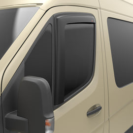 EGR 20-24 Mercedes Sprinter Van Front Tape-on Window Visors - Dark Smoke