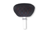 Mustang 08-25 Harley FL Touring Rd King Sp, Rd Glide Ltd, Dble Diamond Driver Backrest - Black/AB
