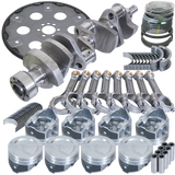 Eagle Chevy 350 1Pc 3.750in Crank 5.700in I-Beam Rod 4.040in Pistons 168 Tooth FP Balanced Assembly