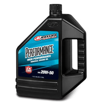 Load image into Gallery viewer, Maxima Performance Auto Performance 20W50 Mineral Engine Oil - 128oz