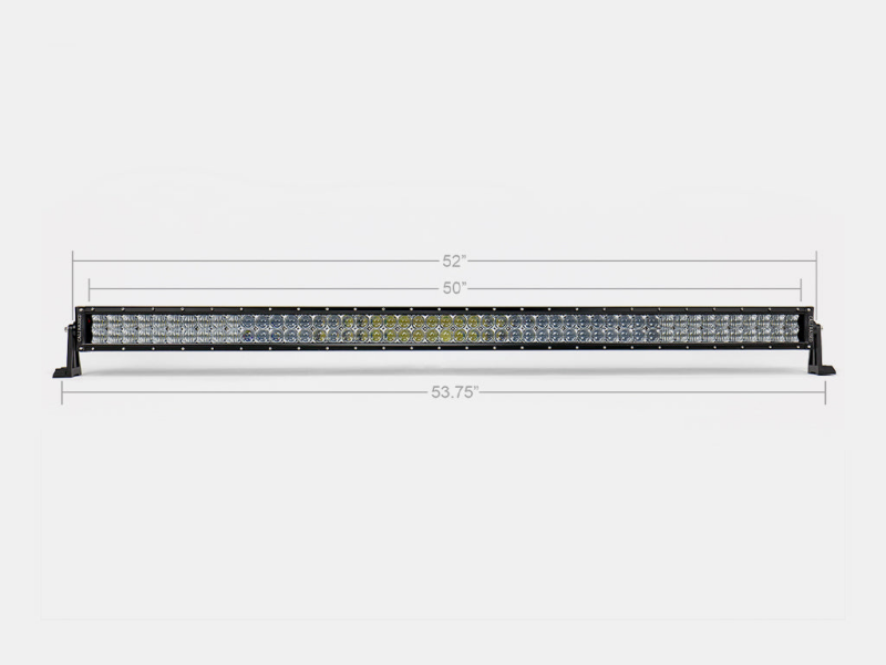 Cali Raised 52 Dual Row 5D Optic Osram Led Bar - Combo