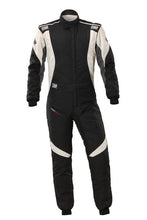 Load image into Gallery viewer, OMP FIRST EVO ELLE OVERALL my2025 FIA 8856-2018/SFI BLACK / FUCHSIA SZ 42