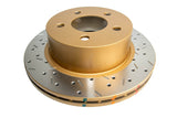 DBA 88-92 Cherokee 4wd/90-92 Comanche 4wd/90-99 Wrangler Front Drilled & Slotted 4000 Series Rotor