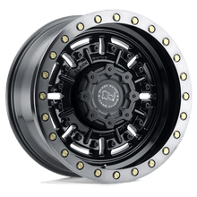 Load image into Gallery viewer, BR ABRAMS 17X8.5 6X114 +0 76 G-BLK DDT