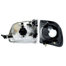 Load image into Gallery viewer, Raxiom 97-03 Ford F-150 G2 Euro Headlights w/ Parking Lights- Chrome Housing (Clear Lens)
