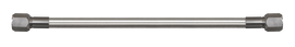 Goodridge 9in Universal Oil Line Assembly w/Clear Fittings