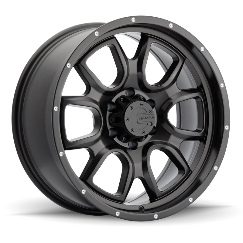 Mamba M19 20x9 6x135 ET20 Matte Black w/ Drill Holes