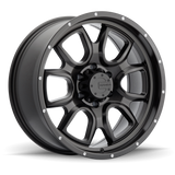 Mamba M19 17x9 6x139.7 ET12 Matte Black w/ Drill Holes