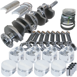 Eagle Ford FE 4.125in Crank 6.700in I-Beam Rods -7cc Flat Top 4.100in Pistons Rotating Assembly