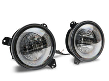 Load image into Gallery viewer, Raxiom 18-22 Jeep Wrangler JL/JT Axial Series LED Headlights- Black Housing (Clear Lens)