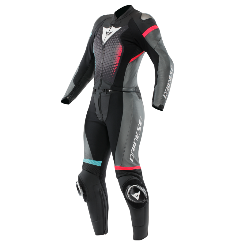 Dainese Fulminea 2PC Leather Suit Black/Anthracite/White Size - 46