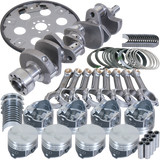Eagle Chevy 305 1Pc 3.480in Crank 5.700in I-Beam Rods 3.796in Pistons 168 Tooth FP Balanced Assembly