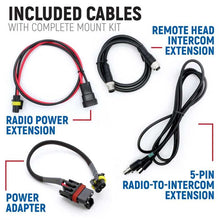 Load image into Gallery viewer, Rugged Radios Polaris Xpedition Complete Comm Kit w/ BTI and 2-Way Radio No Intercom / G1 GMRS