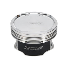 Load image into Gallery viewer, Manley 03-07 Nissan 350Z/Maxima 81.4mm Stroker 96.00mm +.5mm Bore 8.5:1 Dish Piston Set w/ Rings