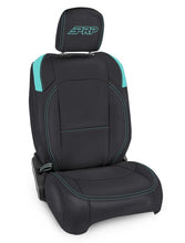 Load image into Gallery viewer, PRP Jeep Wrangler JL Front Seat Covers Jeep Gladiator JT- with Pocket Back (Pair) - Black/Teal