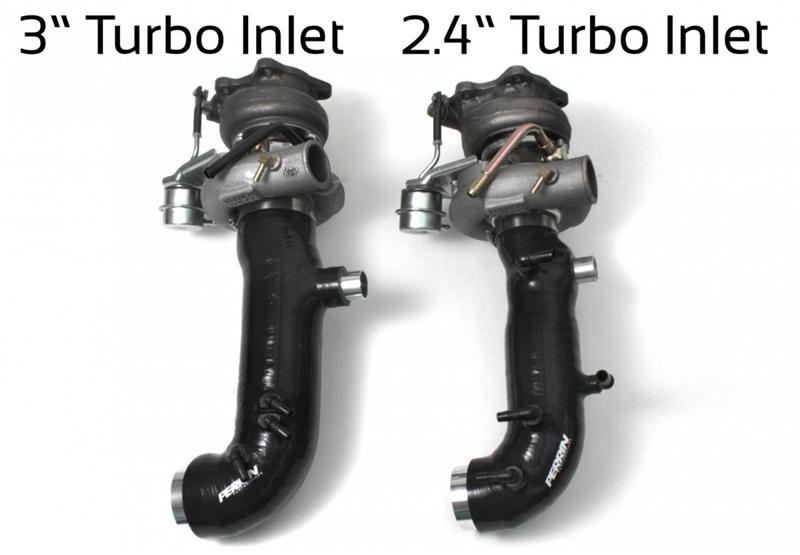 PERRIN 02-07 Subaru WRX / 04-21 STI Turbo Inlet Hose 3in. (For Aftermarket Turbos Only) - Black - GTR Auto
