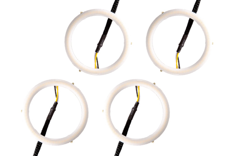 Diode Dynamics Halo Lights LED 70mm - Red Four