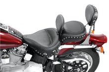 Load image into Gallery viewer, Mustang 00-17 Harley Softail w/Square Dash Tank Bib w/Studs - Black