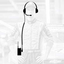 Load image into Gallery viewer, Rugged Radios Crew Chief - H42 Spotter Headset and Rugged Handheld Radio Package - Black
