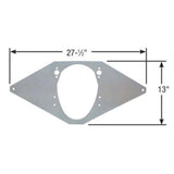 Moroso SBC & 90 Degree V6 Front Motor Plate 2 Piece Seal Engines Pre-Trimmed