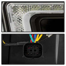 Load image into Gallery viewer, Spyder 20-23 Chevy Silverado 2500/3500 Proj Headlights - LED DRL - Black PRO-YD-CSHD20SI-SEQ-BK