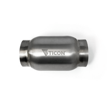 Load image into Gallery viewer, Ticon Industries 4in Inlet/Outlet 5in Body x 12in OAL Titanium Bullet Resonator