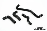 do88 Volvo C30/C70/S40/V50 Turbo 04-13 Heater Hoses Black