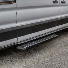 Load image into Gallery viewer, Westin Ford Transit Van 150/250/350 (Single 54in Pass Door) Grate Steps Running Boards - Tex. Blk