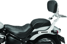 Load image into Gallery viewer, Kuryakyn Fixed Mounts Multi-Purpose Driver &amp; Passenger Backrest 18-Up Softail Black