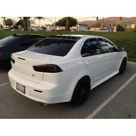 BLOX Racing 08+ Mitsubishi Lancer Vortex Generator - ABS Black - GTR Auto