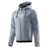 Dainese Bovisa Safety Hoodie Full Zip Grey-Melange/Black Size - 50