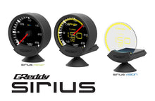 Load image into Gallery viewer, GReddy Sirius Vision Display (Turbo / Press / Temp / Voltage) 68mm Clear Thin-Film EL Display Gauge