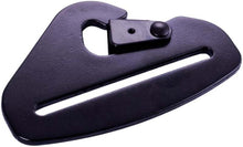 Load image into Gallery viewer, RaceQuip Snap Hook End Seat Belt Mounting Hardware / Fits 3 In. Belts / Forged Steel - Black