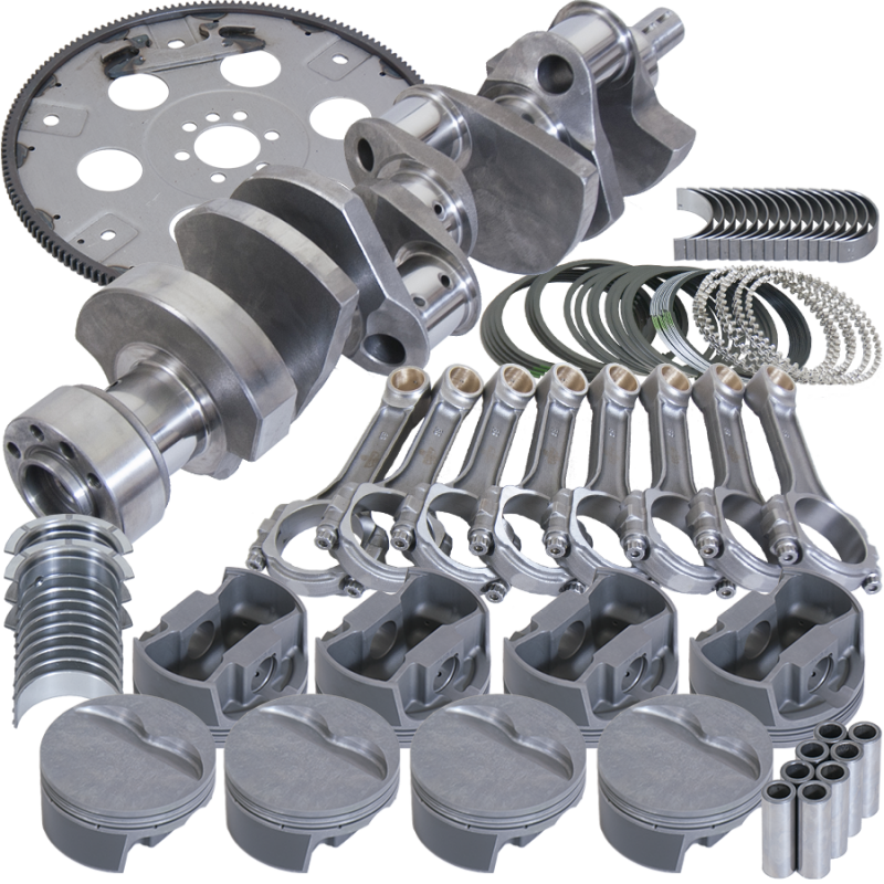 Eagle Chevy LT1350 1Pc 3.750in Crank 6.000in I-Beam 4.060in Pistons 168 Tooth FP Balanced Assembly