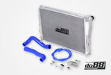 do88 00-06 BMW M3 (E46) Aluminum Radiator w/Blue Hoses