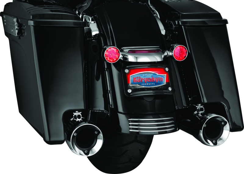 Kuryakyn Curved License Plate Mount Black